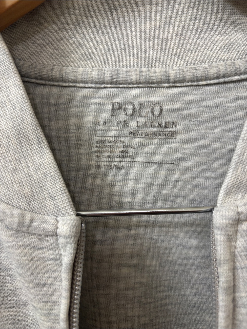 Polo by Ralph Lauren Light Heather Gray Zip-Up Jacket - Picture 4 of 6